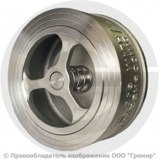 Клапан обратный осевой нержавеющий межфланцевый Ду-100 Ру-25 (Т<200°С) D71-H71W-16/25 ABRA