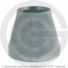 Переход 45х3-38х2 (Ду 40-32) оцинкованный концентрический ГОСТ 17378