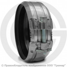 Хомут стальной оцинкованный SML Ду-150 Rapid Китай