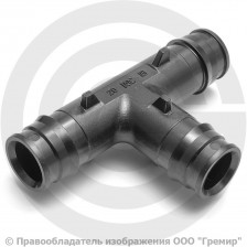 Тройник аксиальный PPSU переходной для PE-X труб Дн 25-16-20 РОС