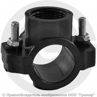 Седелка ПЭ ВР Дн 50-1" Ру-16 с резьбовым выходом RTP (РосТурПласт)