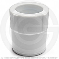 Муфта PP-R редукционная белая внутренняя-наружная пайка Дн 63-25 Pro Aqua