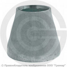 Переход 159х8-108х8 (Ду 150-100) оцинкованный концентрический ГОСТ 17378