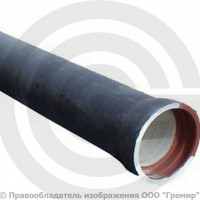 Труба Ду-100 чугун ВЧШГ Тайтон L=6м раструбная с ЦПП с наружным цинково-алюминиевым и лаковым покрытием Свободный Сокол