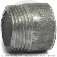 Резьба стальная оцинкованная L=30мм Ду-25 (1") КАЗ