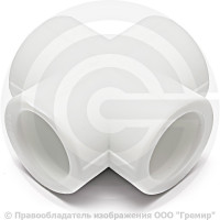 Крестовина PP-R белая внутренняя пайка Дн 20 VALFEX