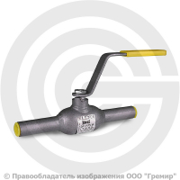 Кран стальной под приварку Ду-15 Ру-40 L=200мм полнопроходной LD КШ.Ц.П. 015.040.П/П