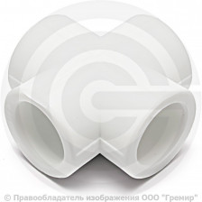 Крестовина PP-R белая внутренняя пайка Дн 25 VALFEX