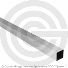 Труба 15х15х1,5 нержавеющая AISI 304 профильная зеркальная (полированная) EN 10219-2