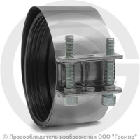 Хомут стальной оцинкованный SML Ду-100 CV Китай