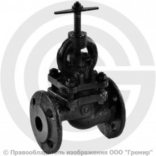 Клапан запорный чугунный фланцевый Ду-40 Ру-25 (Т<225°С) 15кч16п1 Луидор