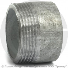 Резьба стальная оцинкованная L=35мм Ду-40 (1 1/2") КАЗ