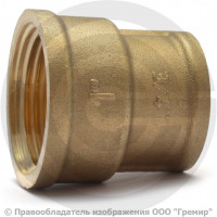 Муфта латунная переходная ВР (ВН) Ду 50-32 (2"-1 1/4") LD