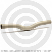 Скоба PP-R большая обводная серая наружная пайка Дн 25 VALFEX