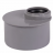 Переход PP-H эксцентрический короткий серый Дн 110-50 б/нап в/к Ostendorf HT HTR