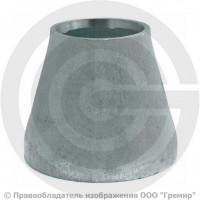 Переход 76х3,5-38х2,5 (Ду 65-32) оцинкованный концентрический ГОСТ 17378